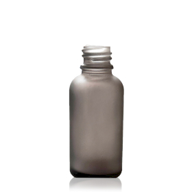 330x 30ml Mattgraue Glas-Tropfflasche -ohne Verschluss
