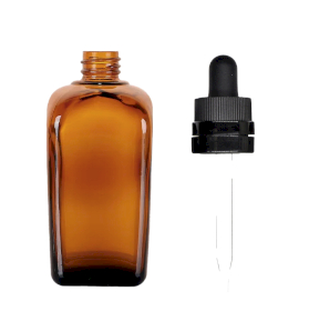 64x 50ml Braunglasflasche mit Pipette