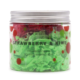 3x Schlagseife - Erdbeere und Kiwi 120g