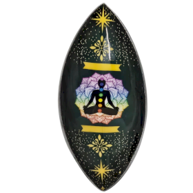Emaillierte Räucherschale- Aluminum - Lotus-Buddha-Chakra