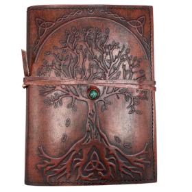 Kleiner Lebensbaum- Wickel- und Steindekor - 18x13x2cm - 160 Seiten