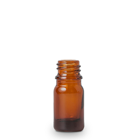 255x 5 ml bernsteinfarbene Tropfflasche