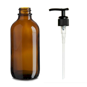 30x 500ml Boston-Flasche aus bernsteinfarbenem Glas mit Sprühverschluss aus schwarzem Kunststoff