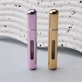12x Taschenparfüm-Nachfüllspray 5 ml – glänzend (verschiedene Farben)