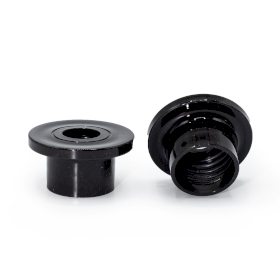 6x Diffusoranschluss 28 mm – schwarzer Kunststoff, T-Form (passend für 21–33)