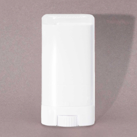 65x Weißer fester Deo-/Parfümstiftspender – 15 g (7,4 x 3,6 x 1,6 cm)