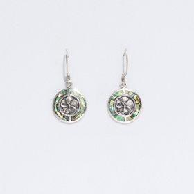 Muschel & Silber Ohrringe - Frangipani - Abalone