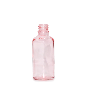 160x 10 ml Tropfflasche aus rosa Glas – ohne Verschluss