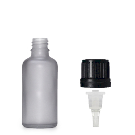 160x 10ml Mattgraue Glas-Tropfflasche mit Tropferkappe
