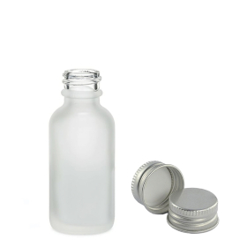 160x 10ml Frosted White Glass Dropper Flasche mit Aluminiumkappe