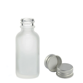 384x 30ml Frosted White Glass Dropper Flasche  mit Aluminiumkappe
