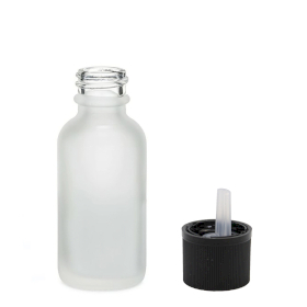 384x 30ml Frosted White Glass Dropper Flasche mit kindersicherer Tropfkappe