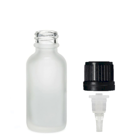 384x 30ml Frosted White Glass Dropper Flasche mit Tropferkappe