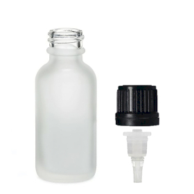 264x 50ml Frosted White Glass Dropper Flasche mit Tropferkappe