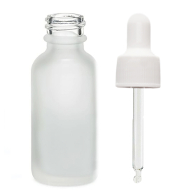 168x 100ml Frosted White Glass Dropper Flasche mit weißer Pipette