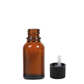 156x 15 ml Braunglas-Tropfflasche mit kindersicherem Verschluss