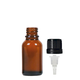 156x 15 ml Braunglas-Tropfflasche mit TE-Tropfverschluss