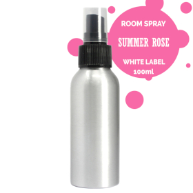 6x Premium Raumsprays - 100ml - Sommerrose - ohne Etikett