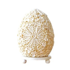 Boho Muschellampe  - Cut Art Shell Oval - 15cm