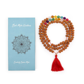 Bali Mala Halskette - Kreativitäts-Chakra