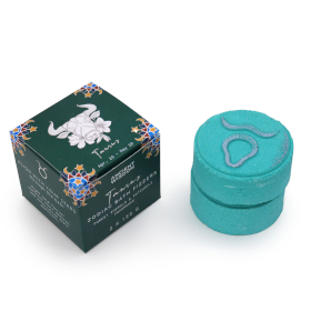 Set aus Badesprudlern mit Sternzeichen und Horoskop- Stier