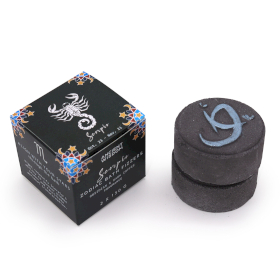 Set aus Badesprudlern mit Sternzeichen und Horoskop - Skorpion