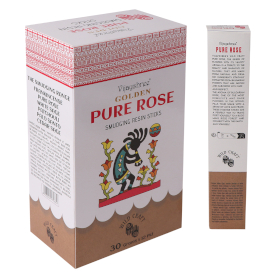12x 30 g Golden Pure Rose Räucherstäbchen aus Harz (6 Stück)