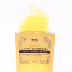 5x Aromatherapiebadesalz 350g - Wach Auf