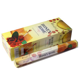 6x Aromatika – Räucherstäbchen- Honey Rose