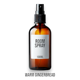 12x Warmer Lebkuchen Raumspray100ml - Ohne Etikett