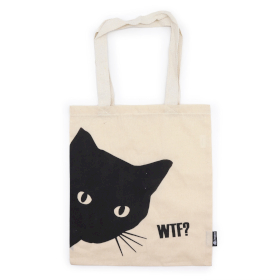10x Ikonische Basic-Tragetasche - Black Cat - (40x36cm) - Natürlich 4oz
