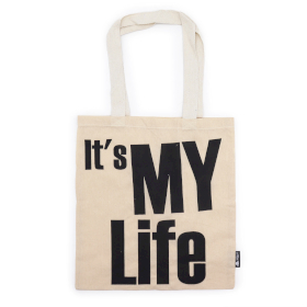 10x Ikonische Basic-Tragetasche - IT\'s MY LIFE - (40x36cm) - Natürlich 4oz