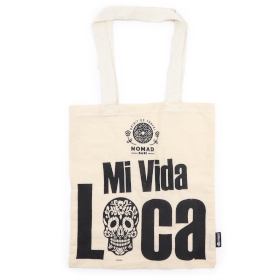 10x Ikonische Basic-Tragetasche - Mi Vida Loca - (40x36cm) - Natürlich 4oz