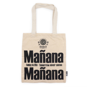 10x Ikonische Basic-Tragetasche - Mañana Mañana - (40x36cm) - Natürlich 4oz