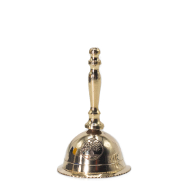 6x Kleine Altar-Messingglocke - Baum des Lebens