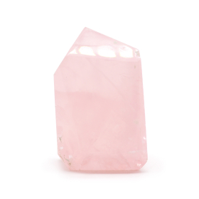 Edelsteinspitzen in Großpackung, ca. 6 cm (0.5KG) - Indischer Rosenquarz (ca. 8 Stück)