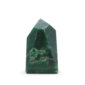 Edelsteinspitzen in Großpackung, ca. 6 cm (0.5KG) - Indische Jade (ca. 8 Stück)