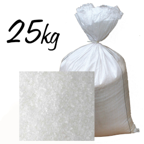 25x Sack 25 kg weißes Badesalz - 2 mm