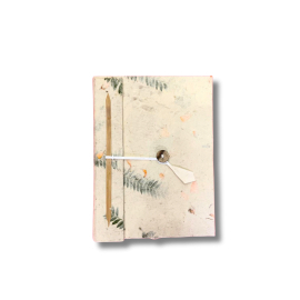 Mittleres Lokta-Notizbuch – Gemischte Blumen (15 x 12 cm) – 45 Blätter