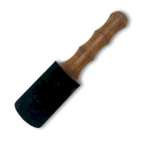 Holzstab - 18x4cm - Doppelt gebogener Griff Ringer