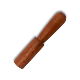 Holzstab - 13cm - geformter Griff - kein Leder