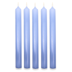 100x Pollarblaue Tafelkerzen