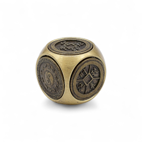 3x Feng Shui Glücksbringer - Traditionelle Sternzeichenwürfel