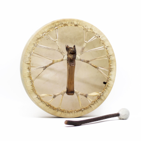 Spirit of the Dragon – Schamanentrommel & Stock – Stimmbar – 40 cm