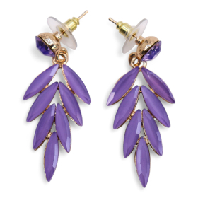 Lavendel - Vintage Glass - Feen - Ohrringe