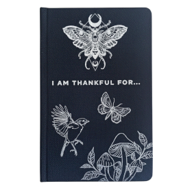 Schwarzes Dankbarkeitstagebuch - 120 Seiten - I am Thankful...