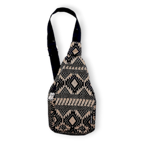 Jacquard-Naturtaschen- Desert Loom - Umhängetasche