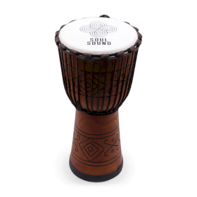 Große Profi-Djembe-Trommel - Soul Sound (tief) - 50 cm (22 cm Durchmesser)