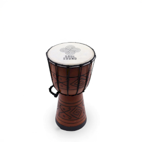 Kleine Profi-Djembe-Trommel - Soul Sound (tief) - Klein 30 cm (15 cm Durchmesser)