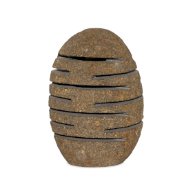 Natürliche Flussstein-Kerzenhalter - Menhir (10x13x22cm)